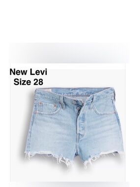 NEW 501® Levi’s ORIGINAL FIT HIGH RISE WOMEN'S SHORTS size 28 with tags ⭐️⭐️⭐️⭐️